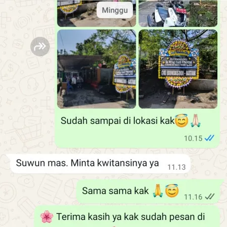 Pengiriman Papan Bunga Duka Gambaran Kaliwiro