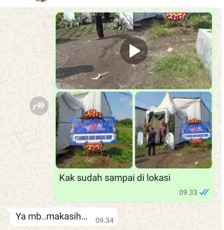 Pengiriman Karangan Bunga Gambaran Kaliwiro
